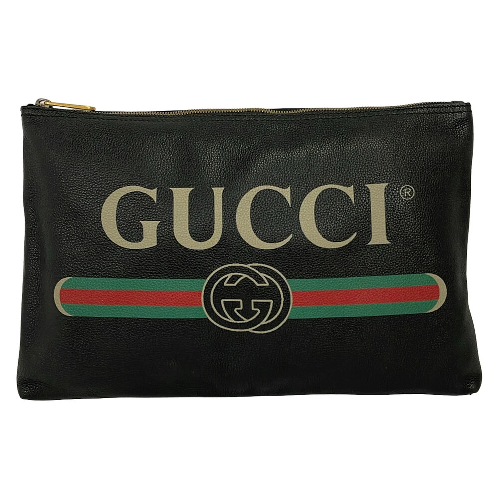 Gucci Print Black Gray Beige Multi #324019G58B